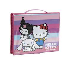 Hello Kitty Cerdá 和朋友們著色文具套裝，男女童皆宜 - 粉紅色盒子，內含馬克筆、鉛筆、水彩顏料、貼紙和配件，官方授權，是送禮和手工製作的理想之選。 - 選項5 - 查看 4