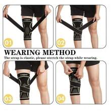 Compression Knee Brace - Breathable And Lightweight, Suitable For Basketball, Cycling, Hiking And Other Sports. Equipped With Elastic Band To Prevent Slippage. Daily Protection And Holiday Promotion. - Multicolor - View 3