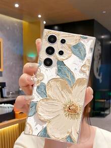 1件裝頂級花卉繁榮油畫軟手機殼保護套，適用於 Honor Galaxy A04e/12/A13/A14/A34/A50/A52/A53/A54/S21/S22/S23/S24/S25/S25Ultra/S26/S26 PLUS/S26 ULTRA/ 6A/7A/8A/ 12T/13T - 無色 - 查看 4