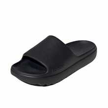 adidas Adilette Lumia 百搭舒適一體成型舒適拖鞋 男女同款 - 黑色 - 查看 3