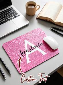 Mouse Pad Cetak Efek Payet dengan Teks Kustom, Mouse Pad Personalisasi, Dapat Ditambahkan Teks, Logo, atau Desain Artistik, Cocok untuk Kantor, Periklanan, Pekerjaan Komputer, Gaming, Anime, Aksesori dan Dekorasi Meja Komputer Kantor, Hadiah untuk Teman Sekelas, Keluarga, Kolega, Guru, Hadiah Hari Guru, Hadiah Kembali ke Sekolah - MultiWarna - View 2