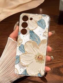 1件裝頂級花卉繁榮油畫軟手機殼保護套，適用於 Honor Galaxy A04e/12/A13/A14/A34/A50/A52/A53/A54/S21/S22/S23/S24/S25/S25Ultra/S26/S26 PLUS/S26 ULTRA/ 6A/7A/8A/ 12T/13T - 無色 - 查看 7