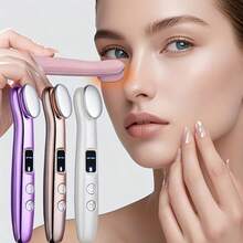 GANLAIX 充電式眼部按摩筆 面部按摩器 提拉眼部按摩棒,具加熱、溫熱、震動、緊緻肌膚功能,可緩解眼睛疲勞、消腫、淡化黑眼圈與眼袋,可幫助吸收美容產品,300mAh - 彩色 - 查看 2