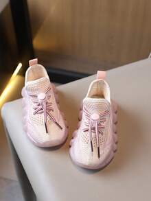 Kinder Mode Lässig Sport Slip-On Schuhe mit rutschfester Sohle - Pink - Übersicht 4