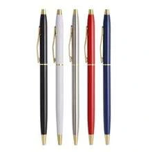 1/10支客製化金屬圓珠筆，時尚筆夾設計，可刻字，適合學生、老師、朋友、醫生、同事、客人的個性化禮物，適用於教師節、生日、婚禮。辦公用品、學校用品。 - A - 查看 7