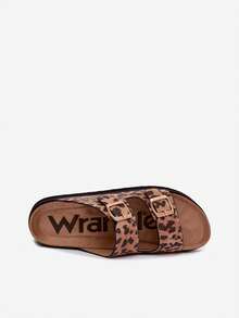 Fashionable And Comfortable Women's Summer Flip-Flops On The Platform With Buckles And Profiled Insole Pink Brown - Brown - View 10