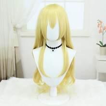 Hoshimiya Ichigo Wig Anime Aikatsu! Cosplay Wig Yellow Blonde Synthetic Long Hair Cosplay Wig - Yellow - View 3
