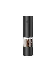 1pc/Set 300mAh Rechargeable Electric Pepper & Salt Grinder, Matte CD Texture Button, Visible Spice Window, Adjustable Ceramic Grinding Core, Type-C Charging Indicator Light, Storage Base, Premium Kitchen Gift For Middle Eastern Home Party Eid - Multicolor - View 13