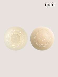 New Solid Nipple Covers, Multi-Pore Breathable Solid Breast Pads, Invisible Seamless Comfortable Nipple Covers, Suitable For Various Occasions And Daily Wear - Multicolor - View 9