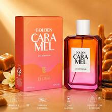 Wish 3.4 Fl Oz Women's Perfume – Caramel & Honey Salt – White Chocolate Coconut Vanilla Jasmine – Tonka Amber Musk – Designer Inspired Creamy Salty Sweet Scent – Long Lasting For Party, Everyday – Ideal Gift For Girlfriend, Best Friend, Mom - GOLDEN CARAMEL - 查看 3