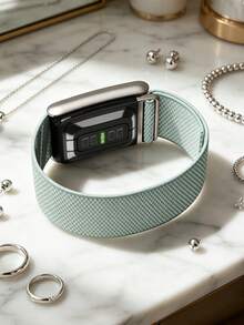 5.0/MG SuperKnit Band – Iconic Performance Knit Accessory, Suitable For Health, Fitness And Wellness Wearables – Not Compatible With 4th Generation - Mint Green - View 6