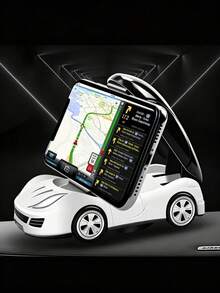 Creative Sports Car Shaped Car Phone Holder, Universal Navigation Mount, Suitable For Car Dashboard And Console, Anti-Slip And Stable, Multiple Colors Available, Unisex Car Interior Decor Ornament - Multicolor - View 9