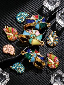 1pc Stainless Steel Fashionable Shell Pendant, Ocean Theme, DIY Jewelry Making Kit Suitable For Necklace And Earrings, Great For Women's Daily Wear - Conch Pendant - View 7