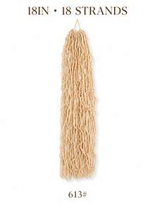 Faux Locs Crochet Hair, Pre Looped Synthetic Braiding Hair Extensions, Soft Lightweight Goddess Locs With Natural Texture, 18/24/30/36 Inch, 18 Or 14 Strands, Easy Crochet Styling For Daily Wear, Party & Vacation, Halloween - Multicolor - View 18