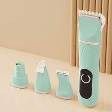4-In-1 Pet Grooming Kit For Dogs And Cats, Low Noise Dog Clipper With Ceramic Blade, Nail Grinder, Claw Trimmer, LED Battery Display, USB-C Rechargeable Cat Clipper With Guide Comb, Suitable For Body, Face, Paws And Nails - View 12