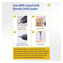 6 Count High Speed Steel Bolt Extractor Tool, Premium Plated Finish For Stripped & Rusted Screws Home DIY Use - 6pcs - View 9