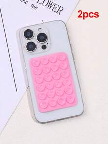 Silicone Suction Cup Phone Holder, Adhesive Phone Stand, Portable Non-Slip Suction Pad, Universal Phone Accessory For Selfie And Bathroom - Multicolor - View 10
