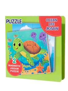 9/16pcs Magnetic Paper Cartoon Animal Puzzle, Children's Educational Puzzle Busy Book, Progressive Puzzle Logic Thinking Brain Development Educational Toy, Suitable For Boys And Girls - Multicolor - View 17