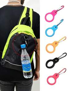Outdoor Sports Water Bottle Hook, Backpack Drinking Clip, Suitable For Hiking, Running, Climbing, Practical Backpack Accessory, Ideal For Outdoor Enthusiasts - Multicolor - View 2