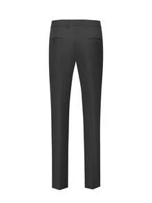 Setelan Jas Pria 2 Potong, Setelan Blazer dan Celana Panjang Elegan Warna Polos, Potongan Slim Fit Dua Kancing, Model Single-Breasted untuk Pesta dan Pernikahan, Abu-abu Gelap, XS-XXXL - Dark Grey - View 5