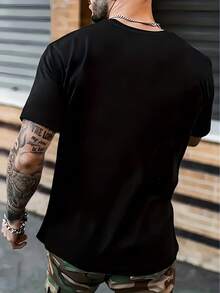 Men T Pride Love Rainbow Print Sports Casual Round Neck Outdoor Short Sleeve T-Shirt T Men's T-Shirt - White - View 3