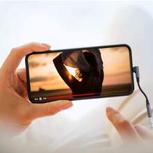 1/2入 USB-C 轉 3.5mm 耳機孔直角音訊轉接線，編織音訊轉換線，相容於 Phone 17/16 Pro Max/16 Pro/16 Plus/16/15/// 系列 3.5mm 音訊輔助線 - 灰色 - 查看 8