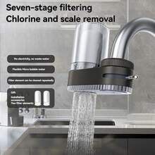 Kitchen Faucet Water Purifier, Tap Water Pre-Filter With Replaceable Ceramic Filter Cartridge, Long-Lasting Filtration For 6 Months - 1 Unit With 2 Cores - View 6