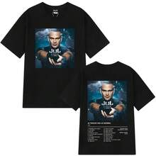 Camiseta con estampado gráfico del rapero Jul para hombres y mujeres, ropa de verano de algodón Y2K, moda hip hop, tops de manga corta, streetwear unisex - 16 - Ver 1