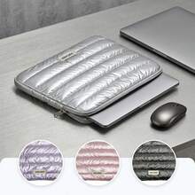 韓系 Y2K 亮面羽絨筆電保護套 13/14/14.2 吋輕量筆電內袋,適用於 MacBook Air Pro Apple,防震保護套 - 彩色 - 查看 2