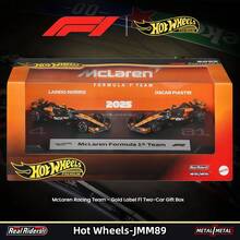 Hot Wheels 1:64 JMM89 Gold Label F1 Culture 2-Car Set    Alloy Die-Cast Collectible Toy - Multicolor - View 6