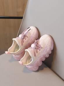 Kinder Mode Lässig Sport Slip-On Schuhe mit rutschfester Sohle - Pink - Übersicht 6