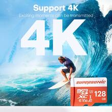 Supersonic 記憶卡 C10 Micro SD 卡 32GB 64GB 128GB 256GB A1 U3 V30 原廠儲存快閃記憶卡，適用於智慧型手機與電腦 - 查看 5