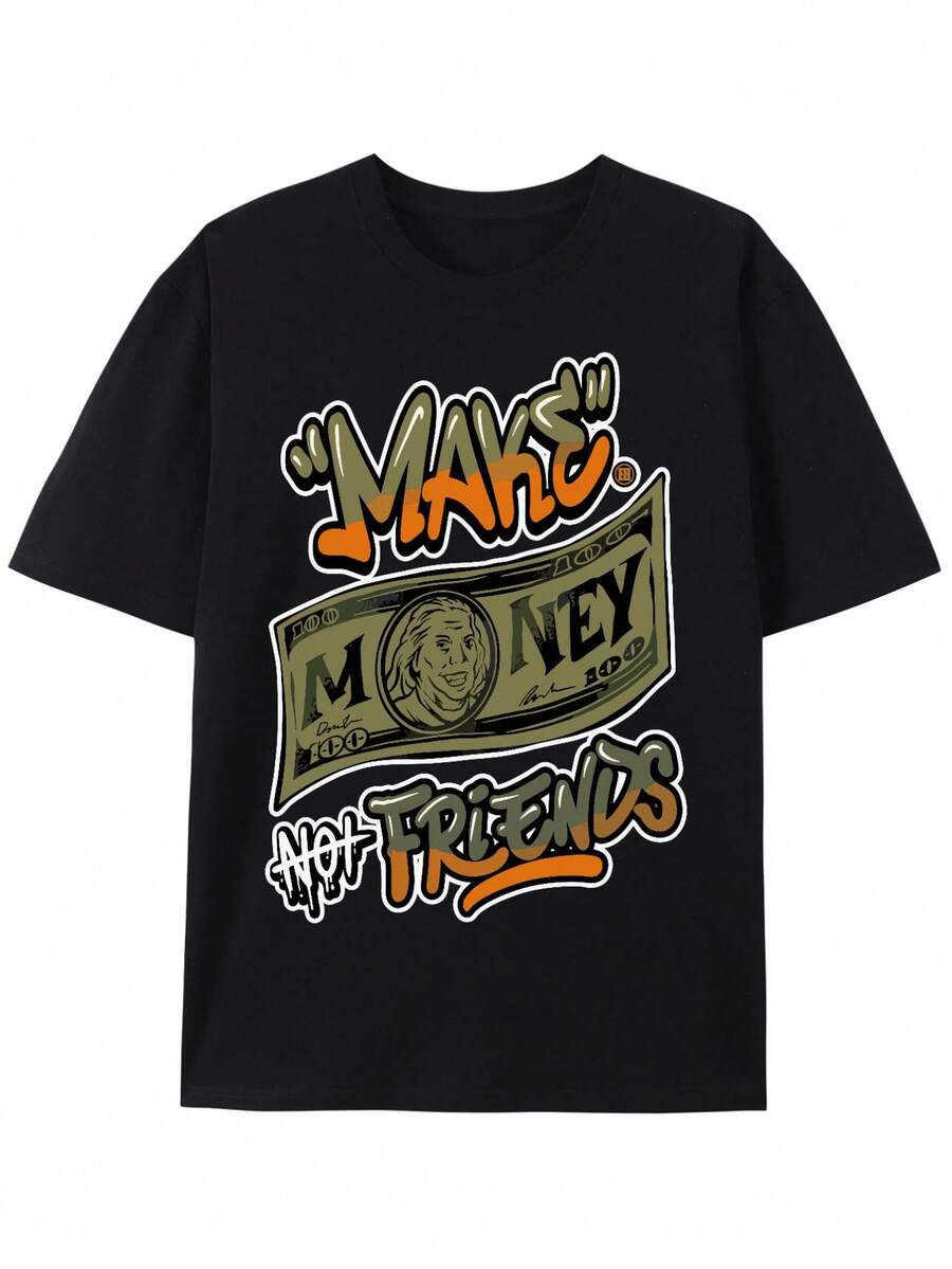 Men Sports Tees & Tanks - 黑色 - 查看 1