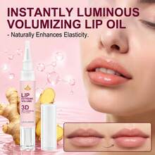 Hydrating Plumping Lip Serum, Moisturizing & Glossy Plumping, Hydrating & Fading Dry Lines, Nourishing & Repairing Cracked Lips, Making Lips Plump & Glossy - Honey - View 2
