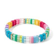 1pc Bohemian Style Creative Fashion Elegant Sweet Minimalist Dopamine Color Bracelet For Women, Sisters, Couples, Prom/Graduation Ceremony Jewelry Gift, Suitable For Daily Wear, Dating, Party, Holiday, Wedding Season, Commute, Halloween, Christmas - Colorful - View 7