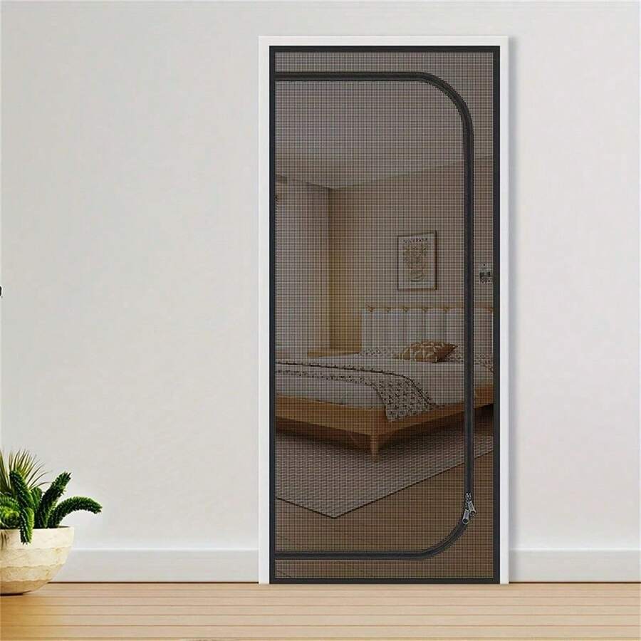 Doorpost Holy Scrolls - Black 100*210cm/39.37*82.68" - View 1