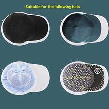 4 Sets Cap Washing Bags, Cap Cleaning Tool, Baseball Cap & Baseball Cap Washer, Machine Washable Anti-Deformation, Protective Washing Bag & Cap Rack - View 6