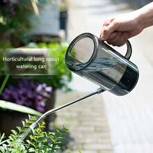 This 1L/1.5L Watering Can With Graduated Scale Is Made Of Transparent Plastic. It Is A Watering Tool With Precise Water Volume Control, Suitable For Outdoor Greenery, Office Potted Plants, And Various Gardening Enthusiasts. - Multicolor - View 3