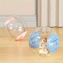 Extra Large Hamster Running Ball Toy With Ball - Suitable For Hamster Pet Exercise, Includes Exercise And Entertainment Dual-Use Ball | Sporty Design | Sturdy Structure, Hamster Running Ball Car - Hamster Cage Accessory, Gerbil - Pet Exercise Accessory - Hamster Running Ball (Random Color) - A - View 11