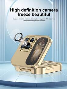 SERVO I17 Pro Mini 折疊小手機 1.77 吋螢幕 2 SIM 卡槽 FM 收音機 2G GSM 按鍵式迷你翻蓋手機 - 橘色 - 查看 6