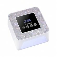 Lampada UV LED ricaricabile per unghie, senza fili, lampada per asciugatura unghie con strass scintillanti, adatta per unghie in gel, strumenti professionali per unghie, uso domestico e in salone - Multicolore - Visualizzare 11
