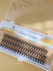 10 Boxes 20D DIY Eyelash Extension Gift Set, 12mm 13mm 14mm Single Lash Clusters, Natural Look Mixed Styles - D - View 5