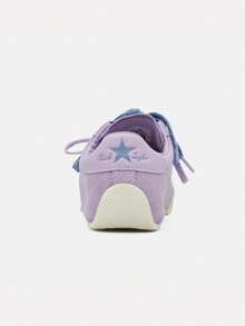 Converse 女款 Chuck Taylor SEASONAL 帆布低筒運動鞋 A18338C - 淡紫色 - 查看 4