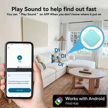 RSH 4pcs Smart Tags For Android, Compatible With Android Find Hub APP (Android System Only, System Requirements 9+), Smart Tracker Wireless Anti-Lost Item Locator, Suitable For Keys, Wallet, Backpack, Tablet - Multicolor - View 4