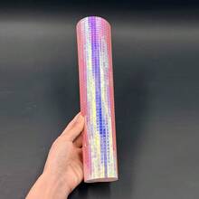 DHboying 1 Roll Iridescent PET Disco Ball Style Stickers, Multiple Colors Available (5x5mm Colorful Mosaic Squares), Self-Adhesive; Suitable For DIY Crafts, Doll Decoration, Home Decor And Party Styling - View 16