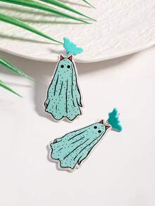 1 Pair Halloween New Horror Creative Cute Ghost Demon Personalized Single-Sided Acrylic Earrings - Multicolor - View 4