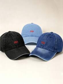 1/2/3pcs Embroidered NY Baseball Cap, Adjustable Outdoor Sun Hat For Spring Autumn Travel, Beach Vacation, Suitable For Men & Women, Y2K Style - Baseball Cap - View 17