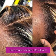Honey Blonde Piano Highlight Short Bob Wig 13x4 HD Transparent Lace Frontal Human Hair Wigs For Women Salon Color Hair 150% Density Ombre 4/27 Straight Glueless Wear And Go Wigs Cheap Highlight 12inch Colored Bob Wig Pre Plucked With Baby Hair Around - S4/27 - View 10