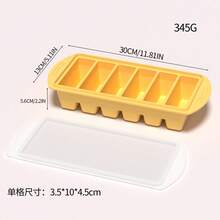 硅胶冷冻模具礼盒套装，包含2个勺子、1/2杯、1杯和2杯带盖硅胶冷冻托盘 - 食品准备和厨房必备品 - 多顏色 - 查看 42