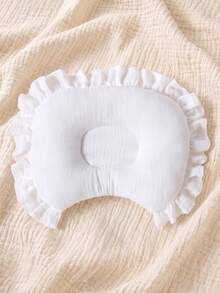 1pc Baby Pillow, Size 17*26cm, Soft Gauze Fabric, Suitable For Newborns And Infants - Cute Design Gauze Ruffle Baby Pillow, Perfect Sleep Gift For Girls. Suitable For Daily Use. - Multicolor - View 15